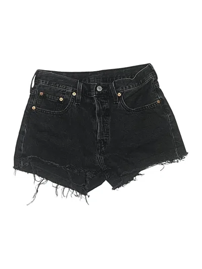 Pre-owned Levi's Denim Shorts In Black
