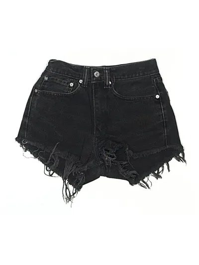 Pre-owned Levi's Denim Shorts In Black