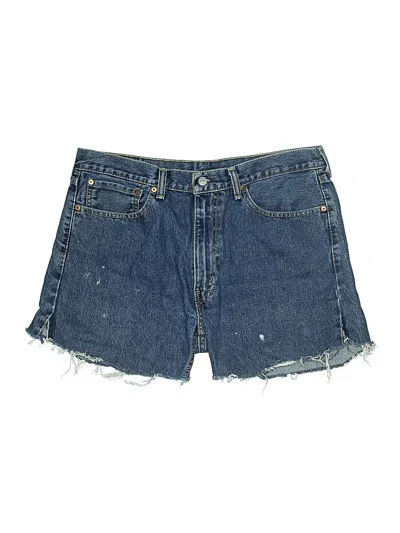 Pre-owned Levi's Denim Shorts In Blue