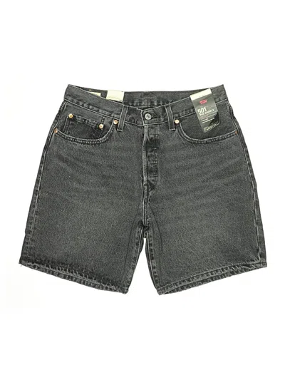Pre-owned Levi's Denim Shorts In Gray