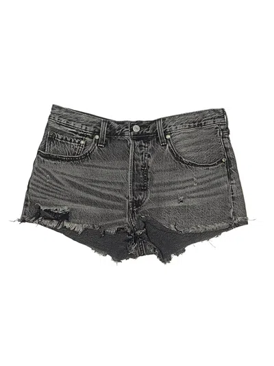 Pre-owned Levi's Denim Shorts In Gray