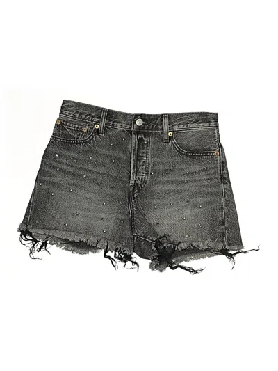 Pre-owned Levi's Denim Shorts In Gray