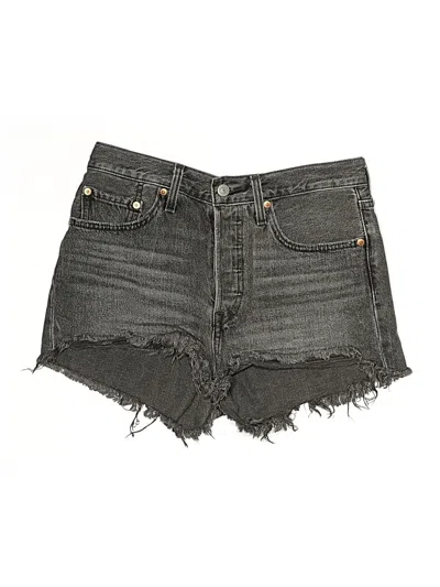 Pre-owned Levi's Denim Shorts In Gray