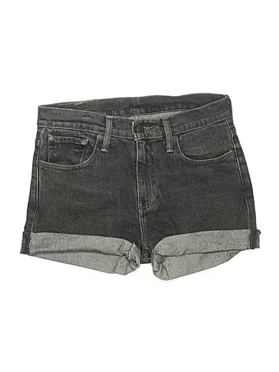 Pre-owned Levi's Denim Shorts In Gray