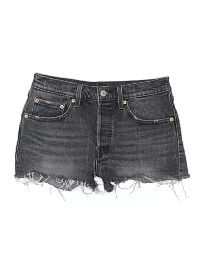 Pre-owned Levi's Denim Shorts In Gray