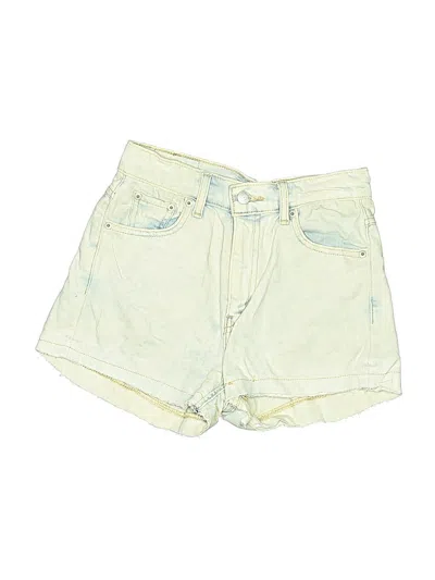 Pre-owned Levi's Denim Shorts In Green