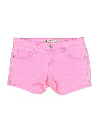 Pre-owned Levi's Denim Shorts In Pink