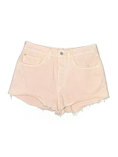 Pre-owned Levi's Denim Shorts In Pink