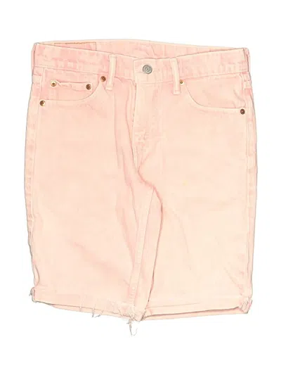 Pre-owned Levi's Denim Shorts In Pink