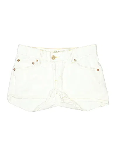Pre-owned Levi's Denim Shorts In White