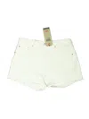 Levi's White Cotton Polyester Elastane Shorts In White