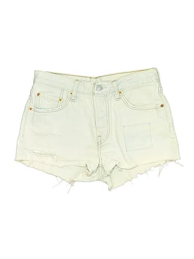 Pre-owned Levi's Denim Shorts In Yellow
