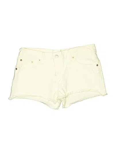 Pre-owned Levi's Denim Shorts In Yellow