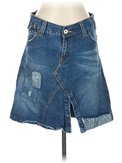 Pre-owned Levi's Denim Skirt In Blue