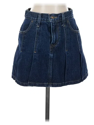 Pre-owned Levi's Denim Skirt In Blue