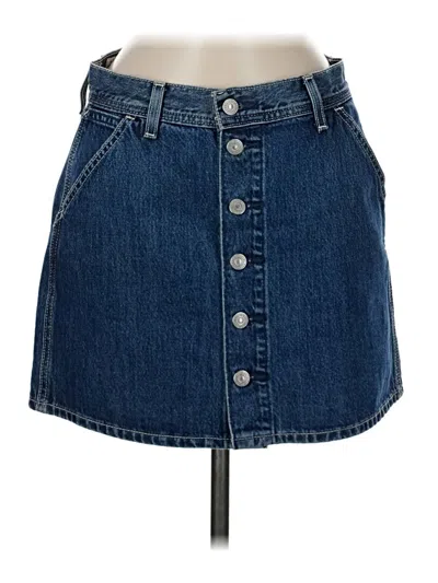 Pre-owned Levi's Denim Skirt In Blue