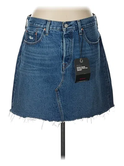 Pre-owned Levi's Denim Skirt In Blue
