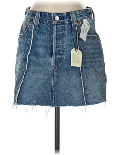 Pre-owned Levi's Denim Skirt In Blue
