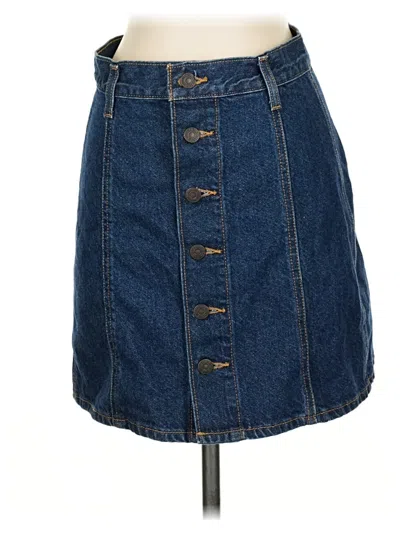 Pre-owned Levi's Denim Skirt In Blue
