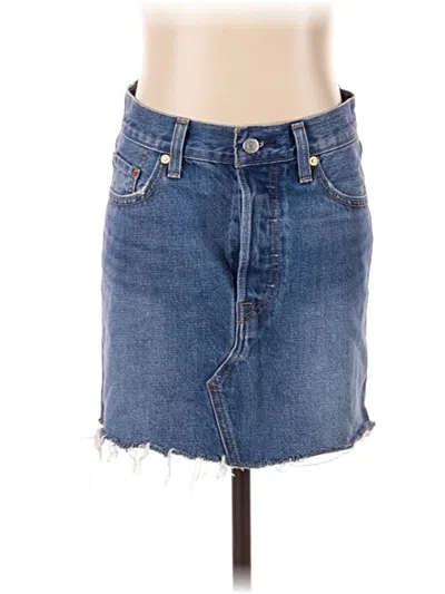 Pre-owned Levi's Denim Skirt In Blue