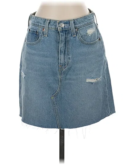 Pre-owned Levi's Denim Skirt In Blue