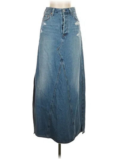 Pre-owned Levi's Denim Skirt In Blue