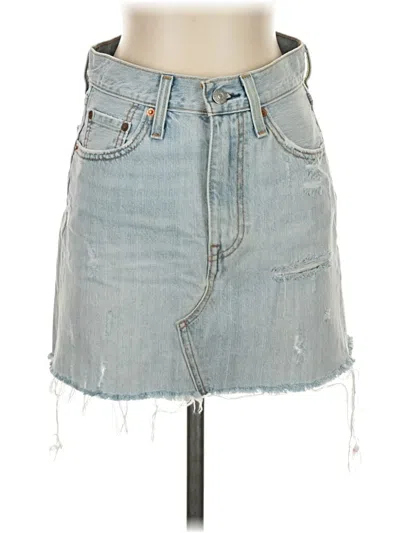 Pre-owned Levi's Denim Skirt In Blue