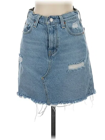 Pre-owned Levi's Denim Skirt In Blue