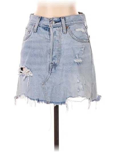 Pre-owned Levi's Denim Skirt In Blue