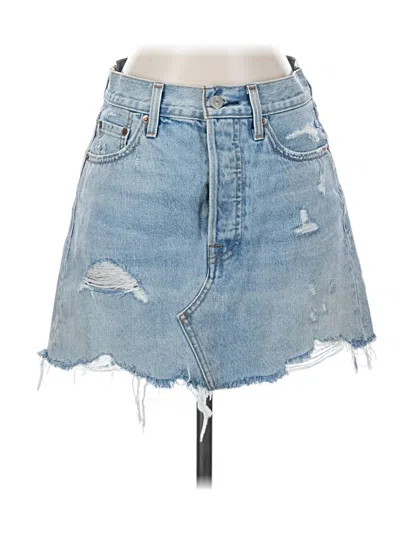 Pre-owned Levi's Denim Skirt In Blue