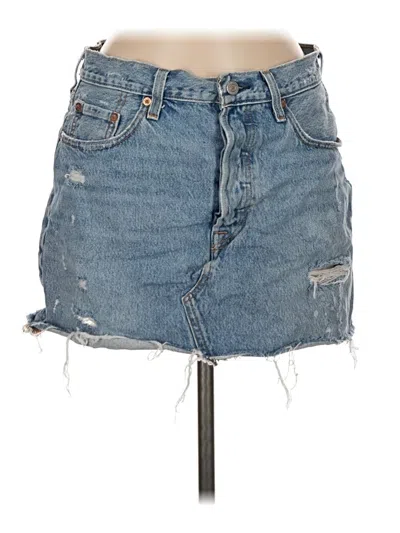 Pre-owned Levi's Denim Skirt In Blue