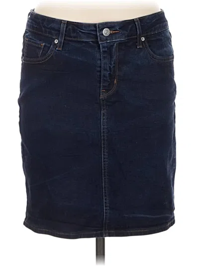 Pre-owned Levi's Denim Skirt In Blue