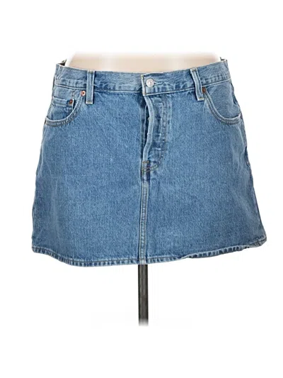 Pre-owned Levi's Denim Skirt In Blue