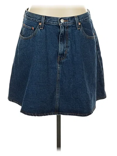 Pre-owned Levi's Denim Skirt In Blue