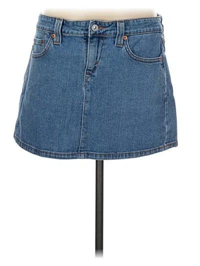 Pre-owned Levi's Denim Skirt In Blue
