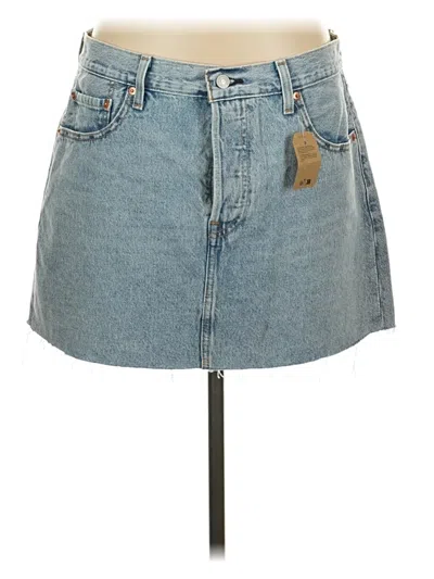 Pre-owned Levi's Denim Skirt In Blue