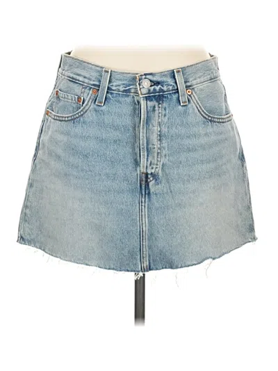 Pre-owned Levi's Denim Skirt In Blue