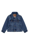 Levi's Babies'  Denim Trucker Jacket In Blue