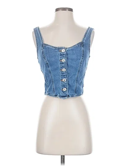 Pre-owned Levi's Denim Vest In Blue