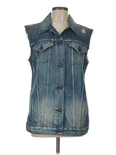Pre-owned Levi's Denim Vest In Blue