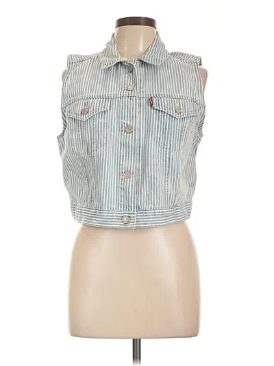 Pre-owned Levi's Denim Vest In Blue