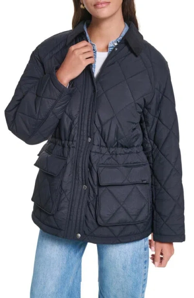 Levi's Diamond Quilted Jacket In Black