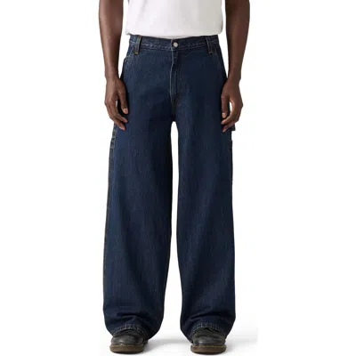 Levi's Extra Baggy Utility Wide Leg Jeans In Blue