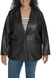 Levi's Single Breasted Blazer In Black