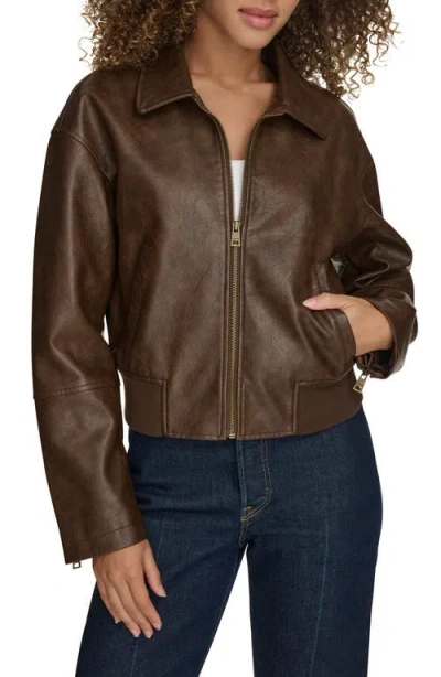 Levi's Faux Leather Bomber Jacket