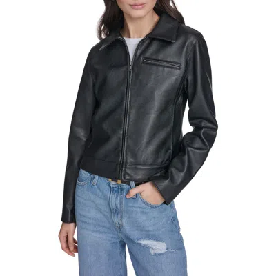 Levi's Faux Leather Jacket In Black