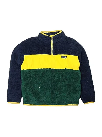 Pre-owned Levi's Kids'  Fleece Jacket In Green