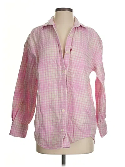 Pre-owned Levi's Fleece Jacket In Pink