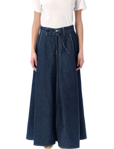 Levi's Flowing Maxi Skirt With Adjustable Tie Waist - Size 26