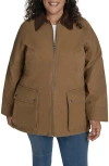 Levi's Women's Front Zipper Barn Jacket In Brown